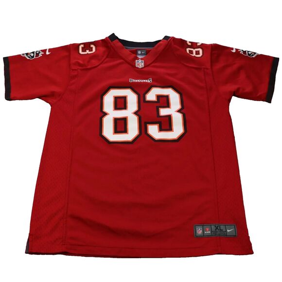 Tampa Bay Buccaneers XL Red Nike NFL On Field  #83 Jackson - Picture 1 of 7